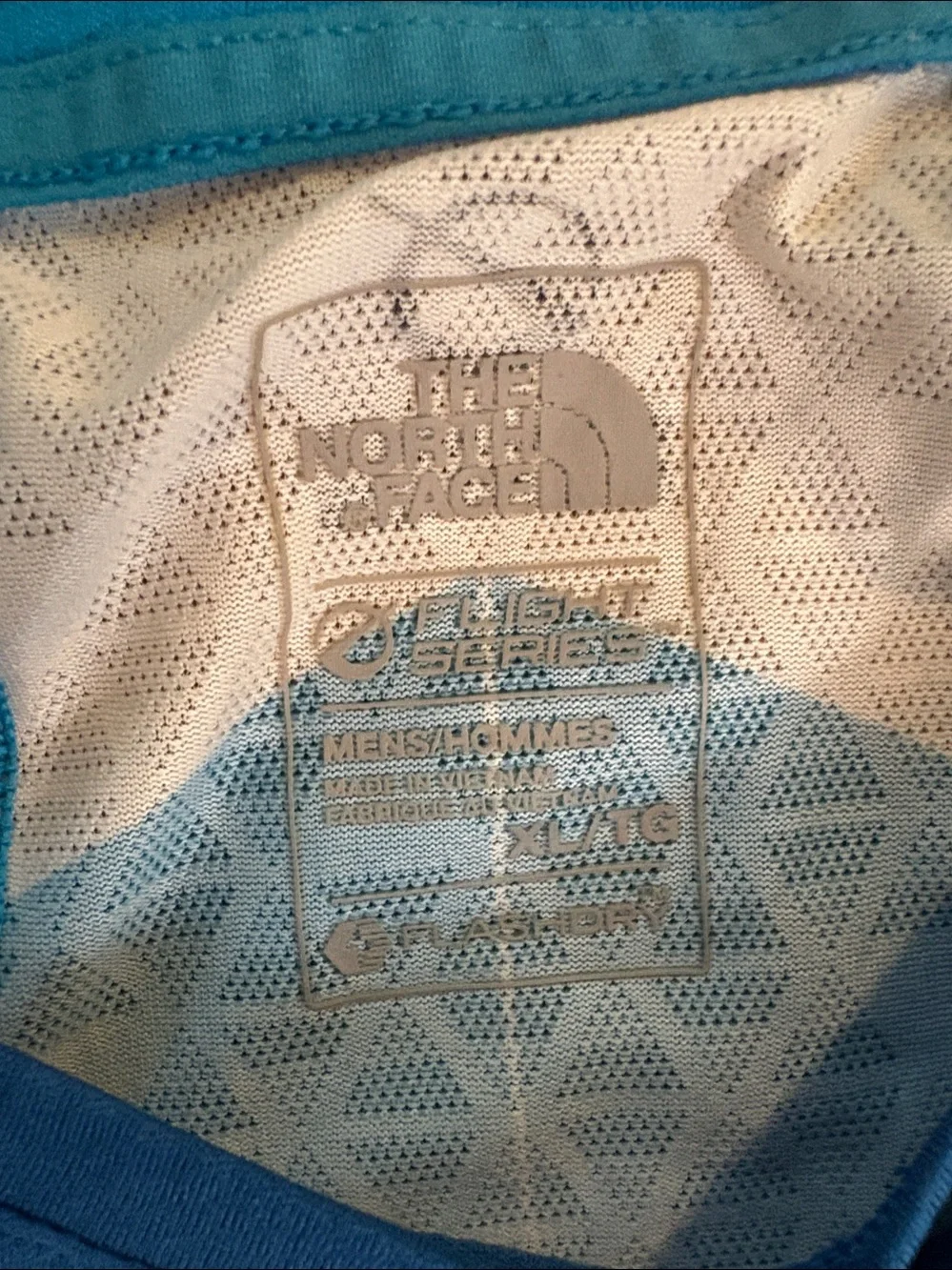 North Face flight series- size  XL blue - Flash dry